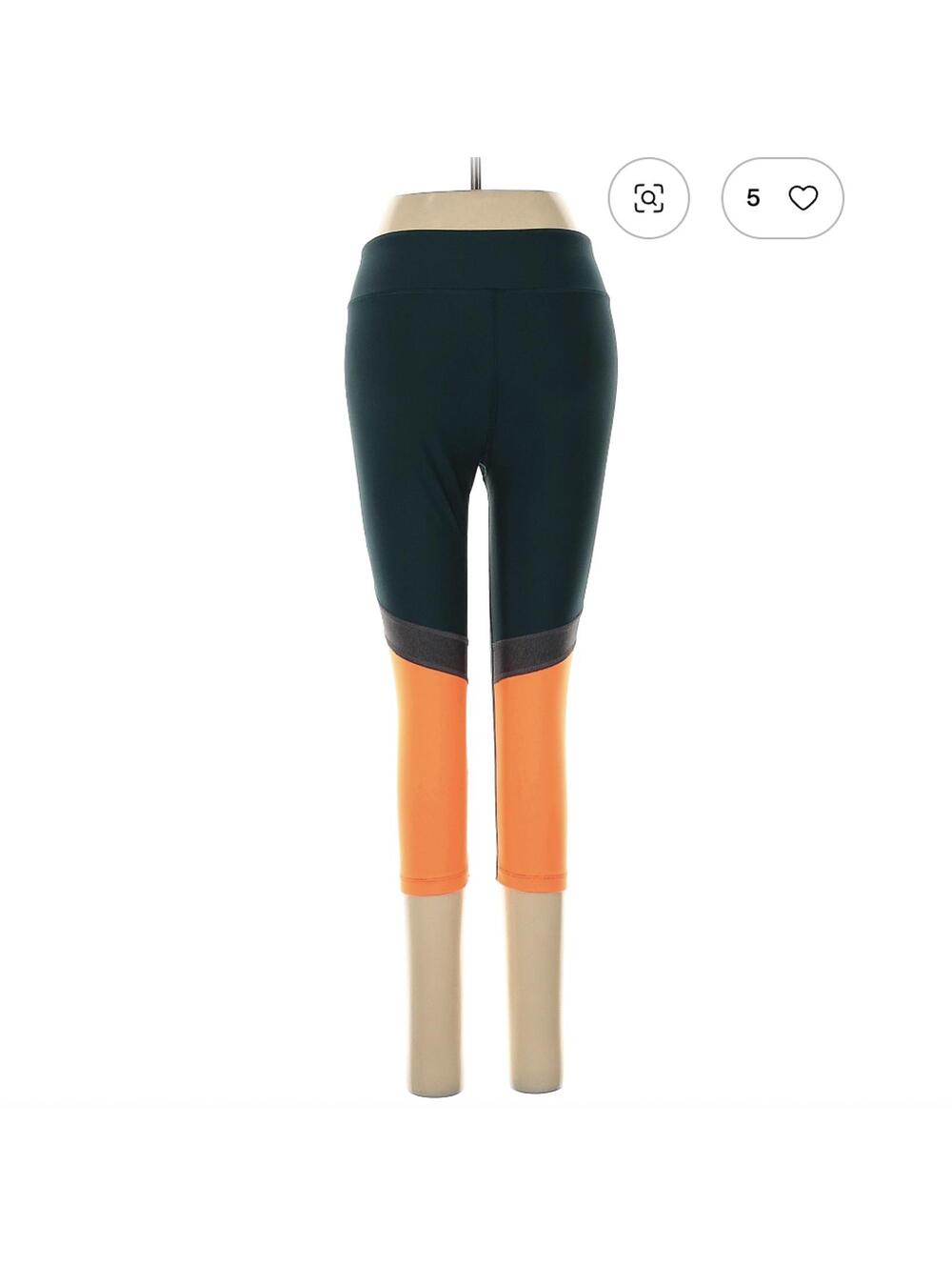 Under Armour Women's Active Pants Size M with Orange Leggings